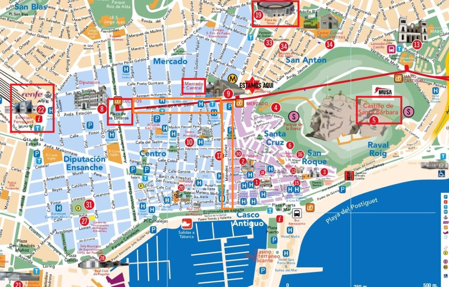 Arimat Urban Flat Zona Centro Mercado Rambla Alicante Eksteriør billede